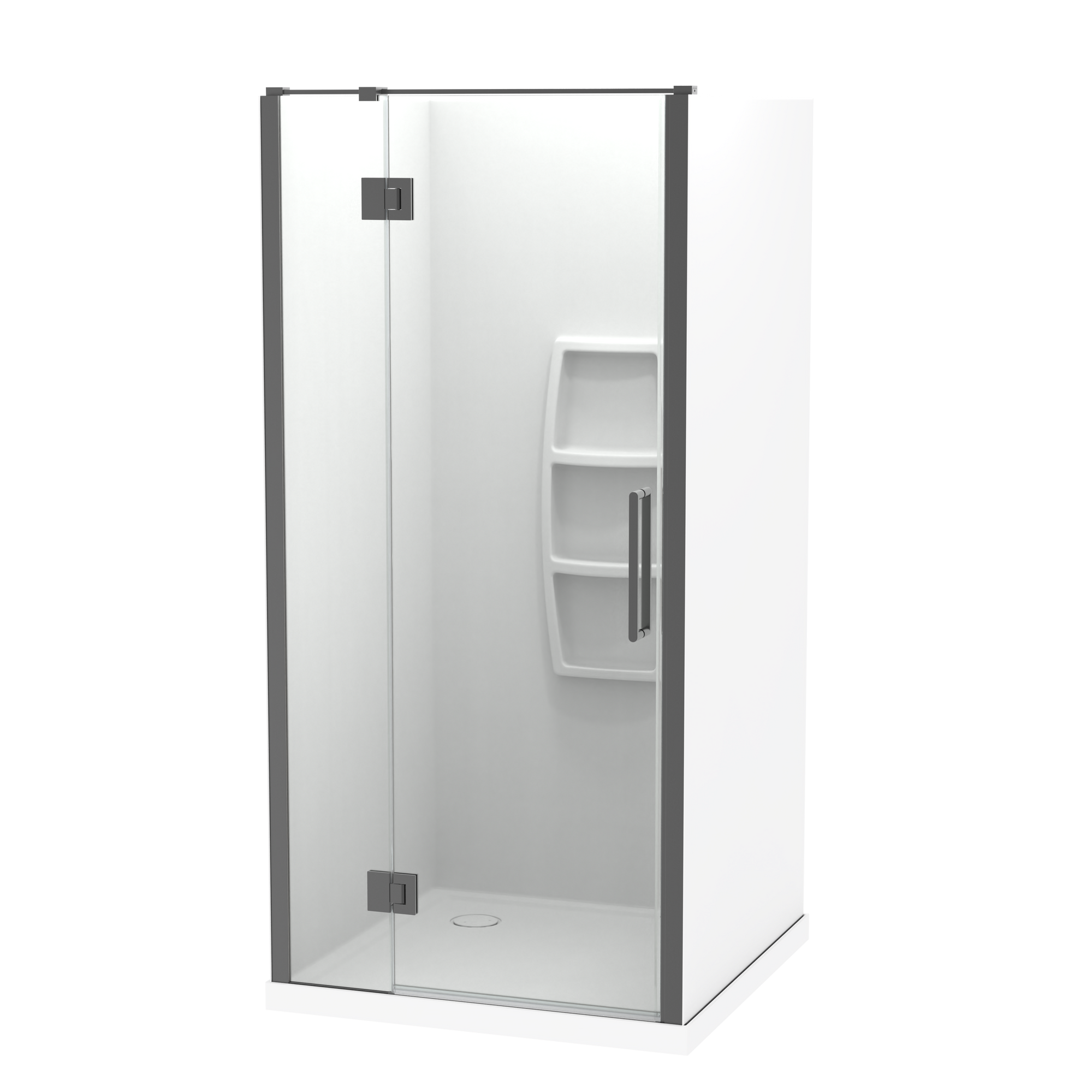 Raya Shower 1000x1000mm Acrylic Wall | Clearlite - Coming mid July 2026