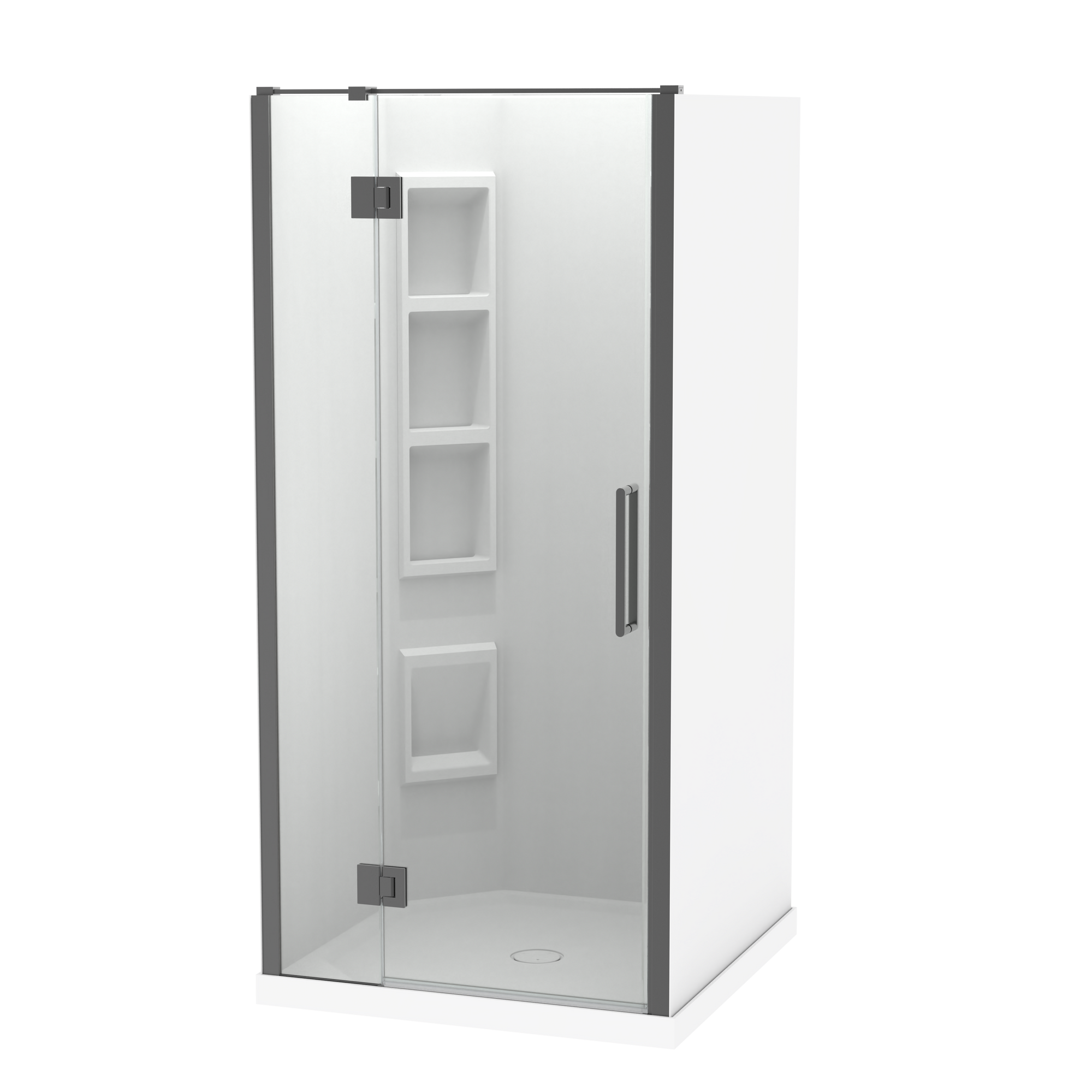 Raya Shower 1000x1000mm Acrylic Wall | Clearlite - Coming mid July 2026