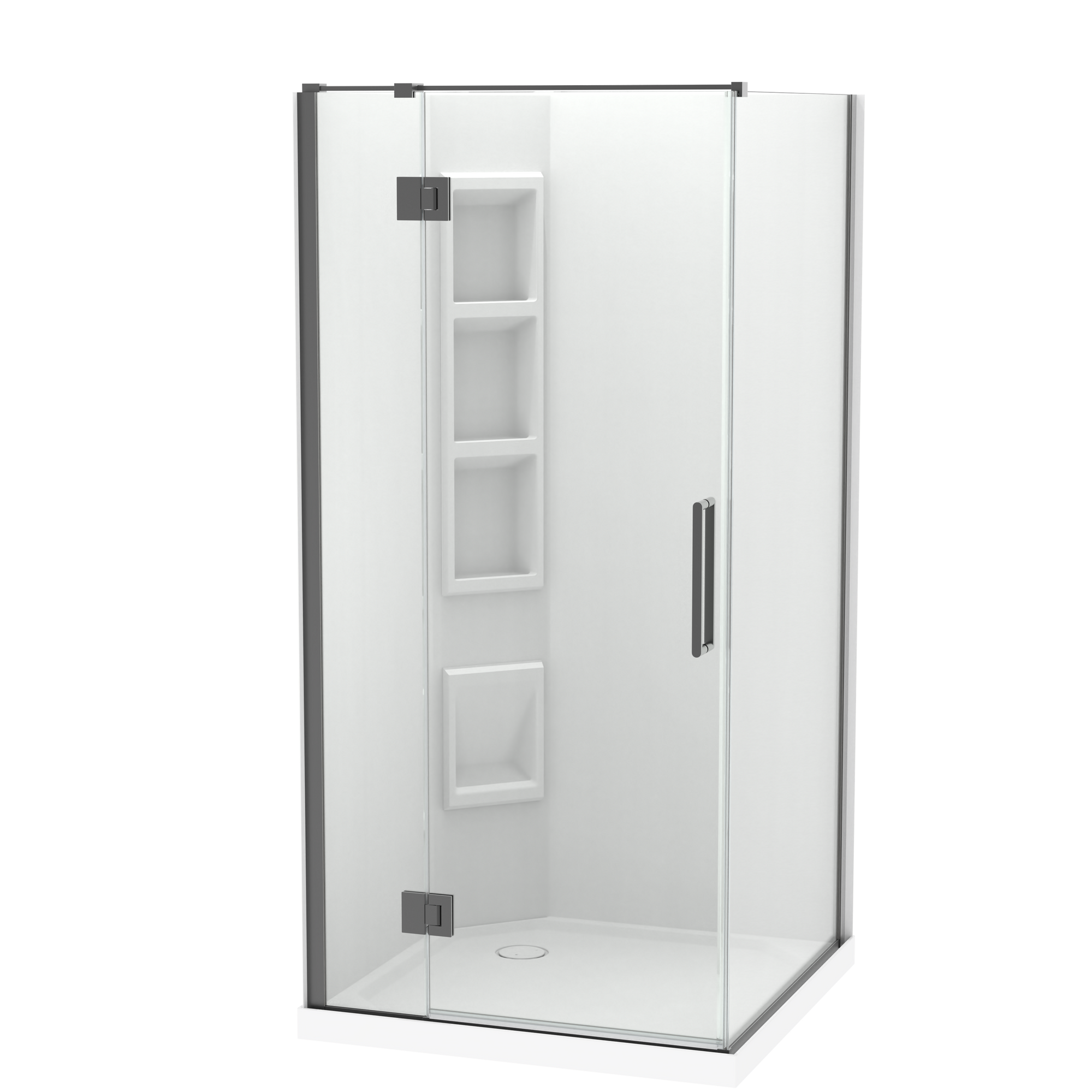 Raya Shower 1000x1000mm Acrylic Wall | Clearlite - Coming mid July 2026