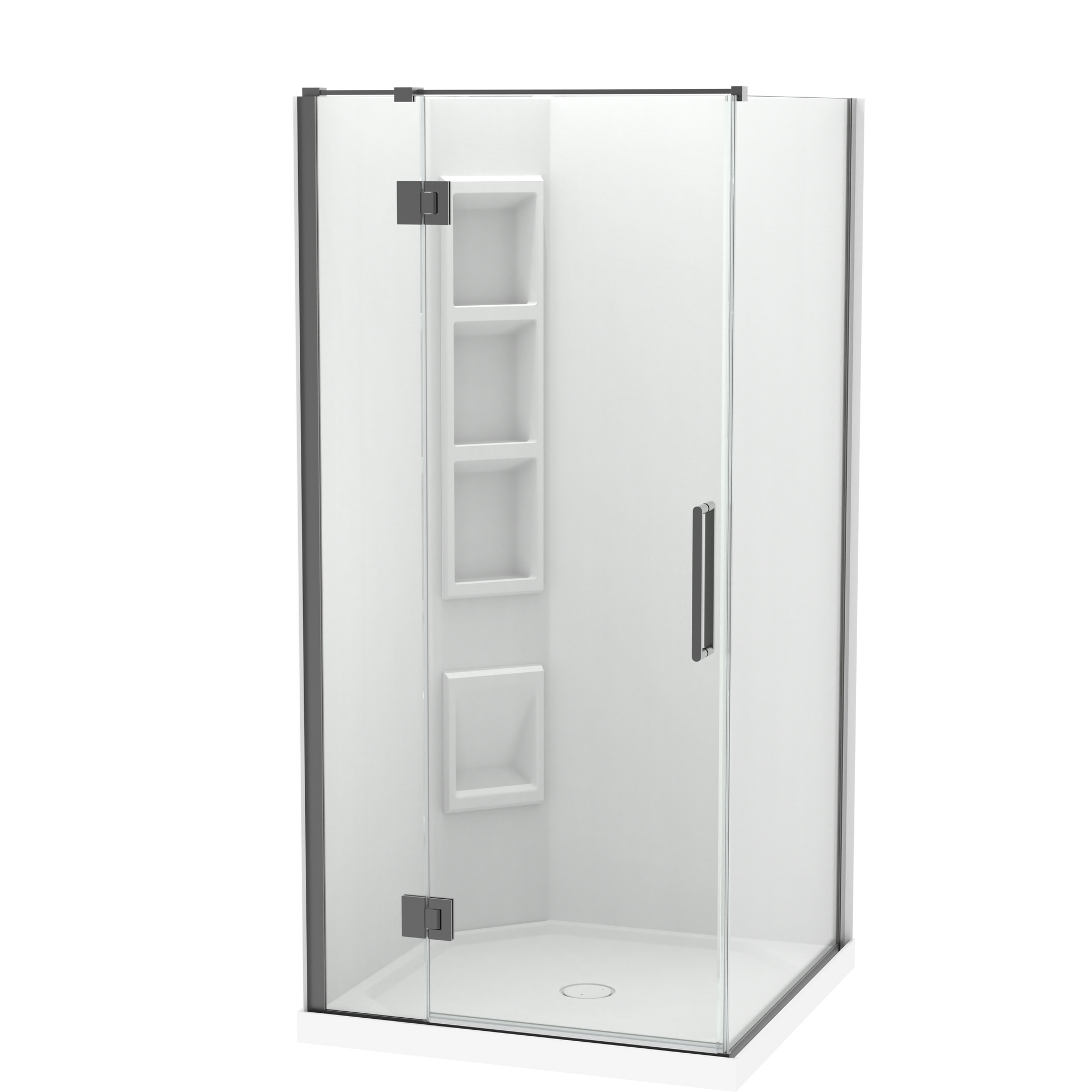 Raya Shower 1000x1000mm Acrylic Wall | Clearlite - Coming mid July 2026