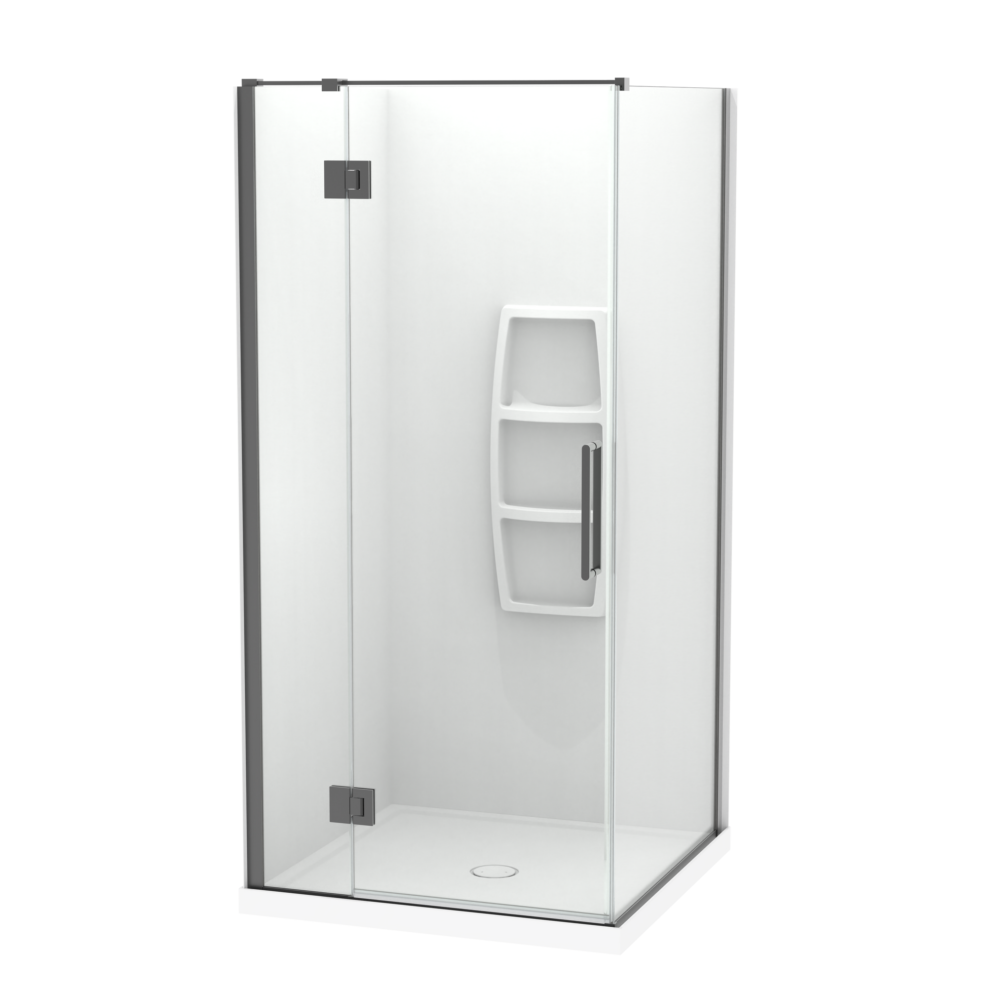 Raya Shower 1000x1000mm Acrylic Wall | Clearlite - Coming mid July 2026