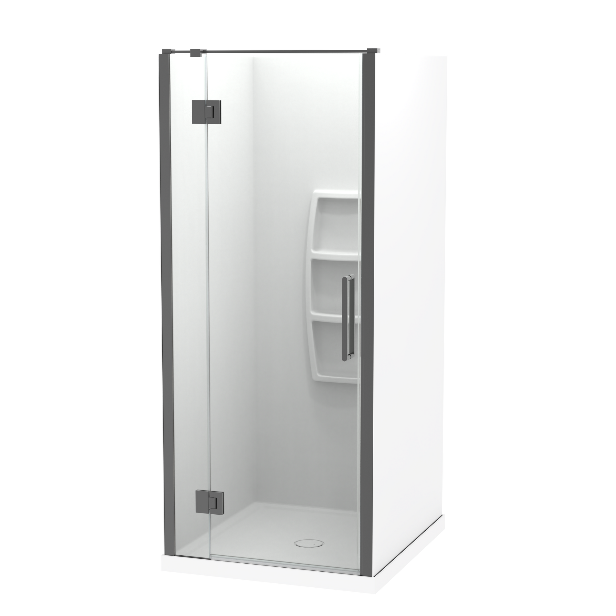 Raya Shower 1000x900mm Acrylic Wall | Clearlite - Coming mid July 2026