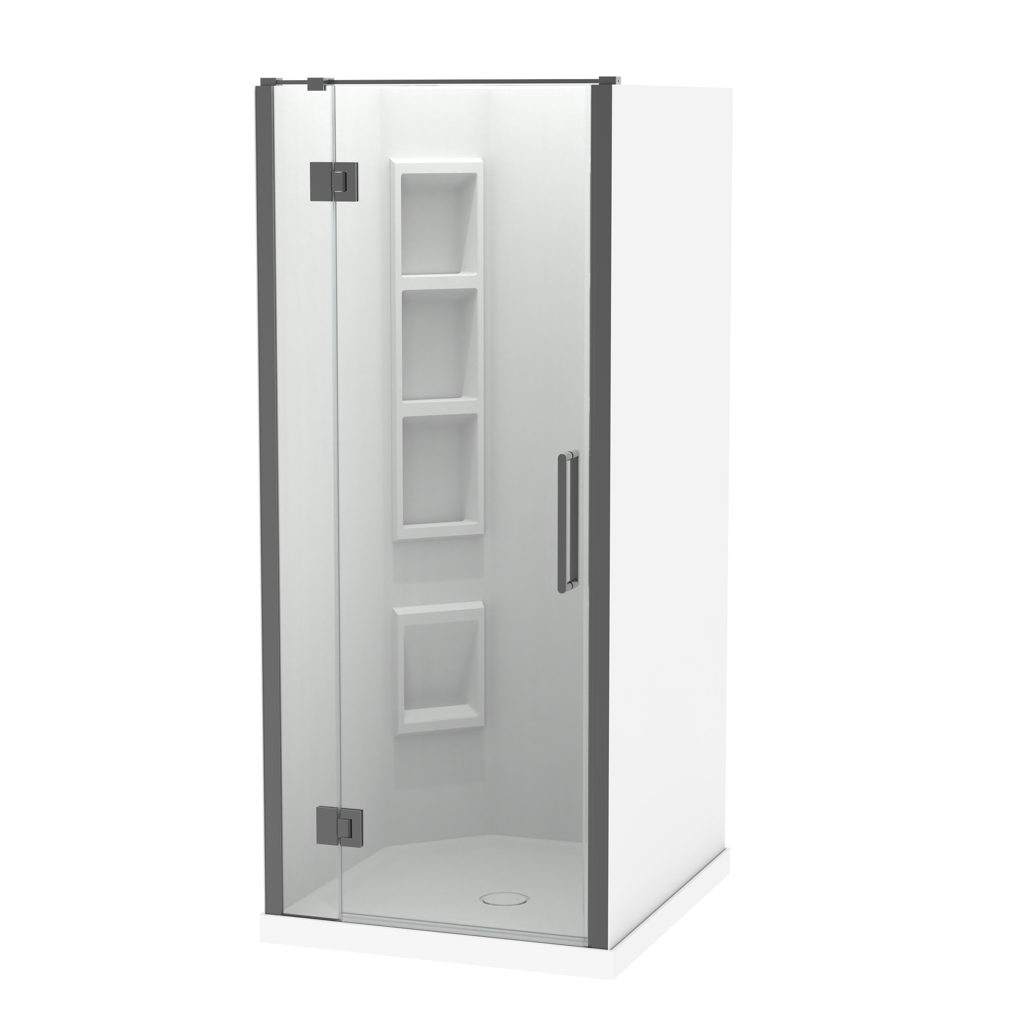 Raya Shower 1000x900mm Acrylic Wall | Clearlite - Coming mid July 2026