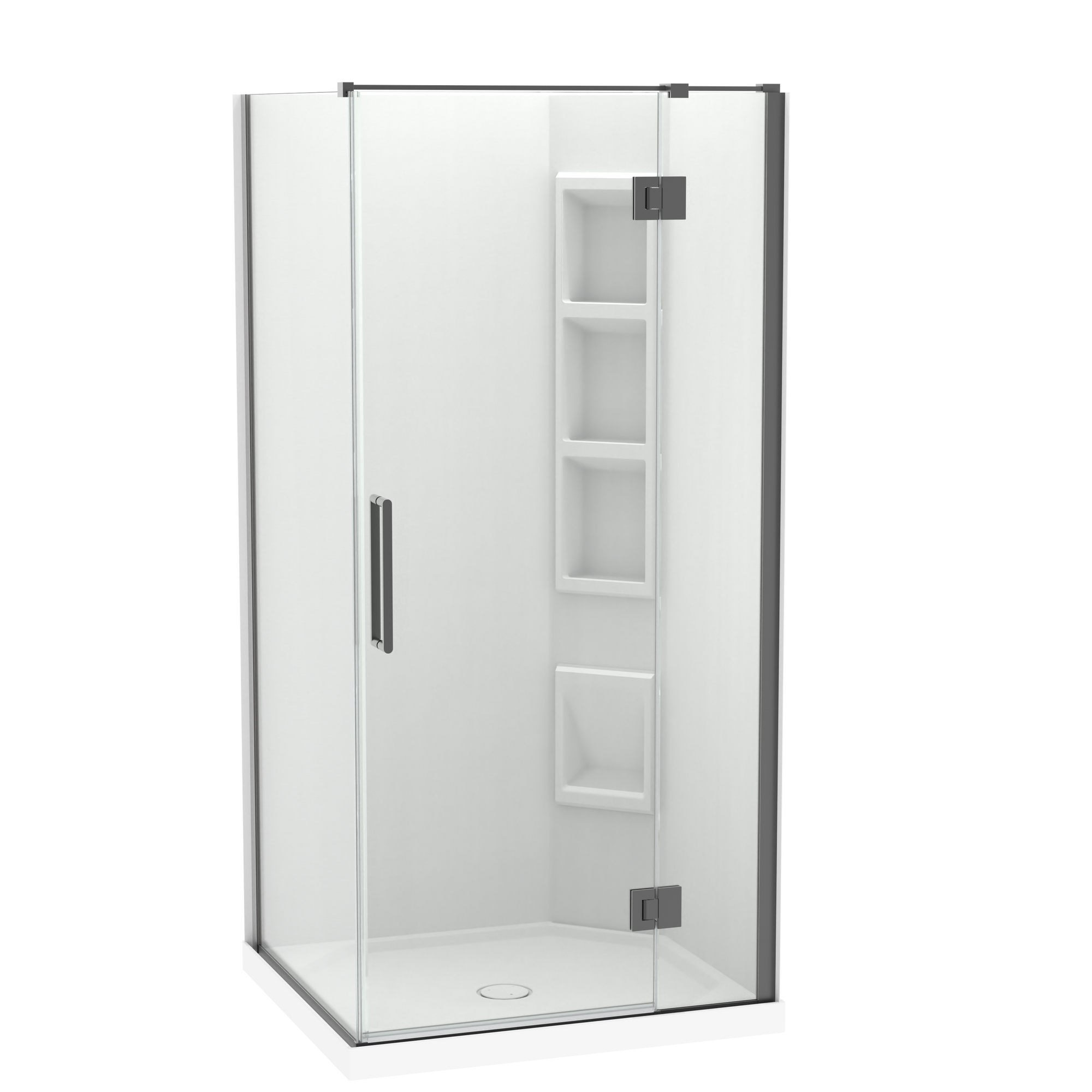Raya Shower 1000x900mm Acrylic Wall | Clearlite - Coming mid July 2026
