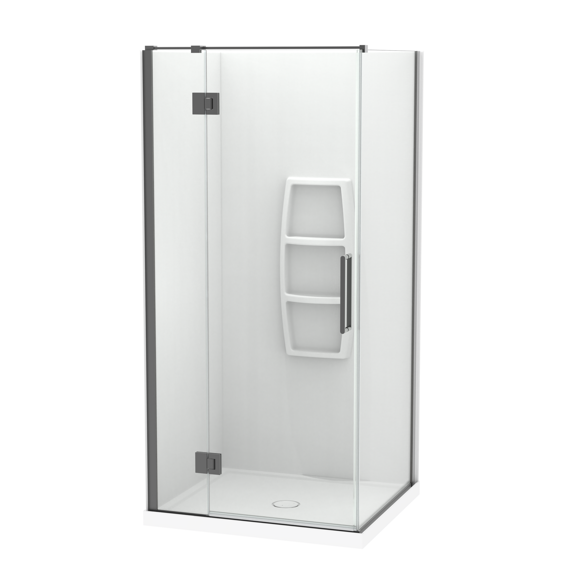 Raya Shower 1000x900mm Acrylic Wall | Clearlite - Coming mid July 2026