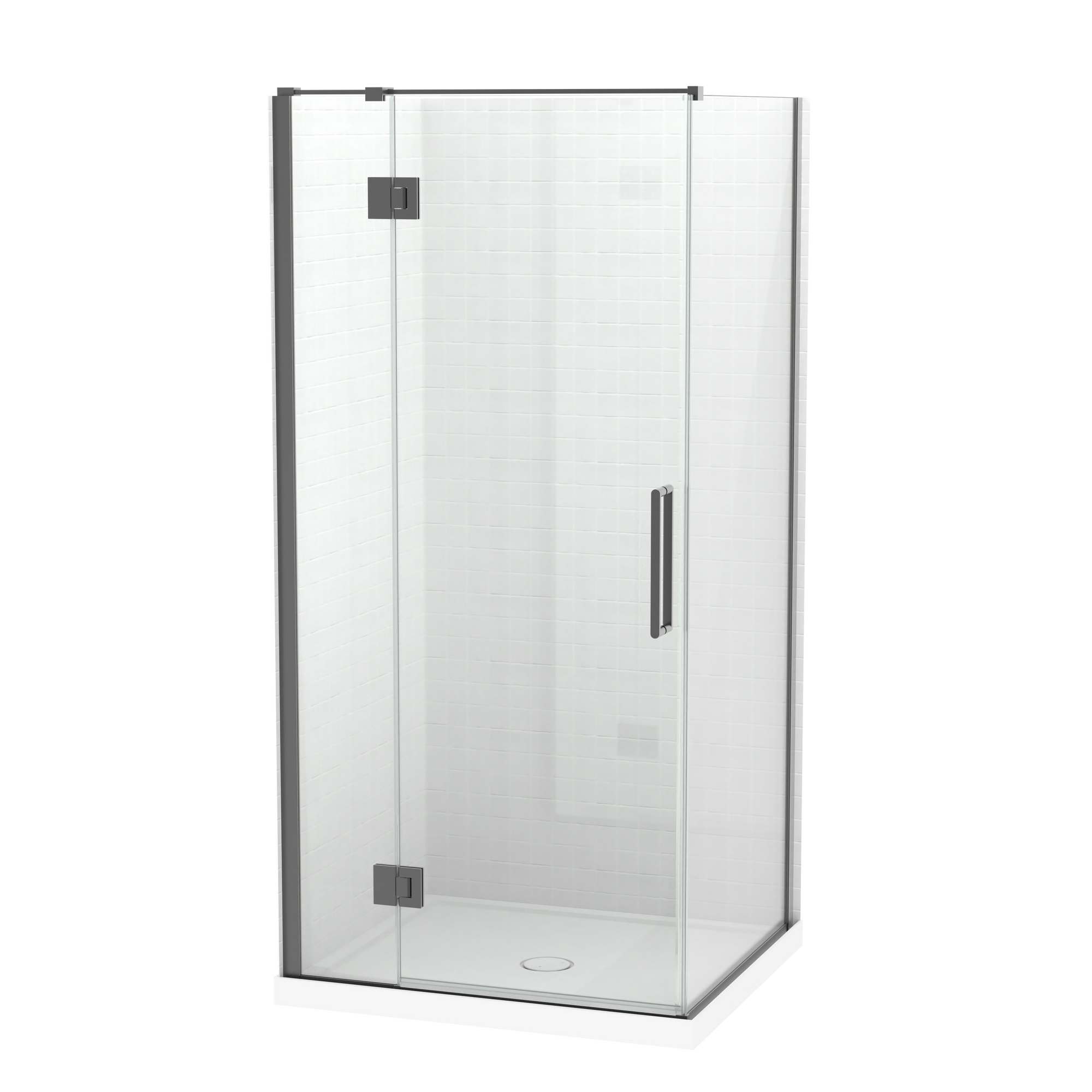 Raya Shower 1000x900mm Tiled Wall | Clearlite - Coming mid July 2026