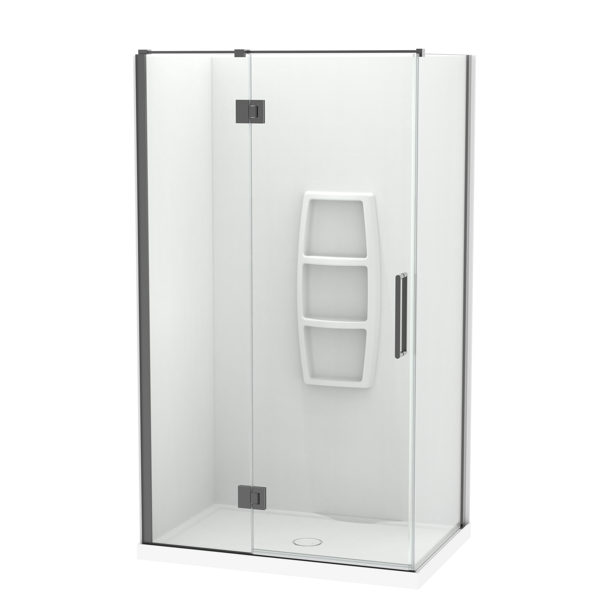 Raya Shower 1200x800mm Acrylic Wall | Clearlite - Coming mid July 2026
