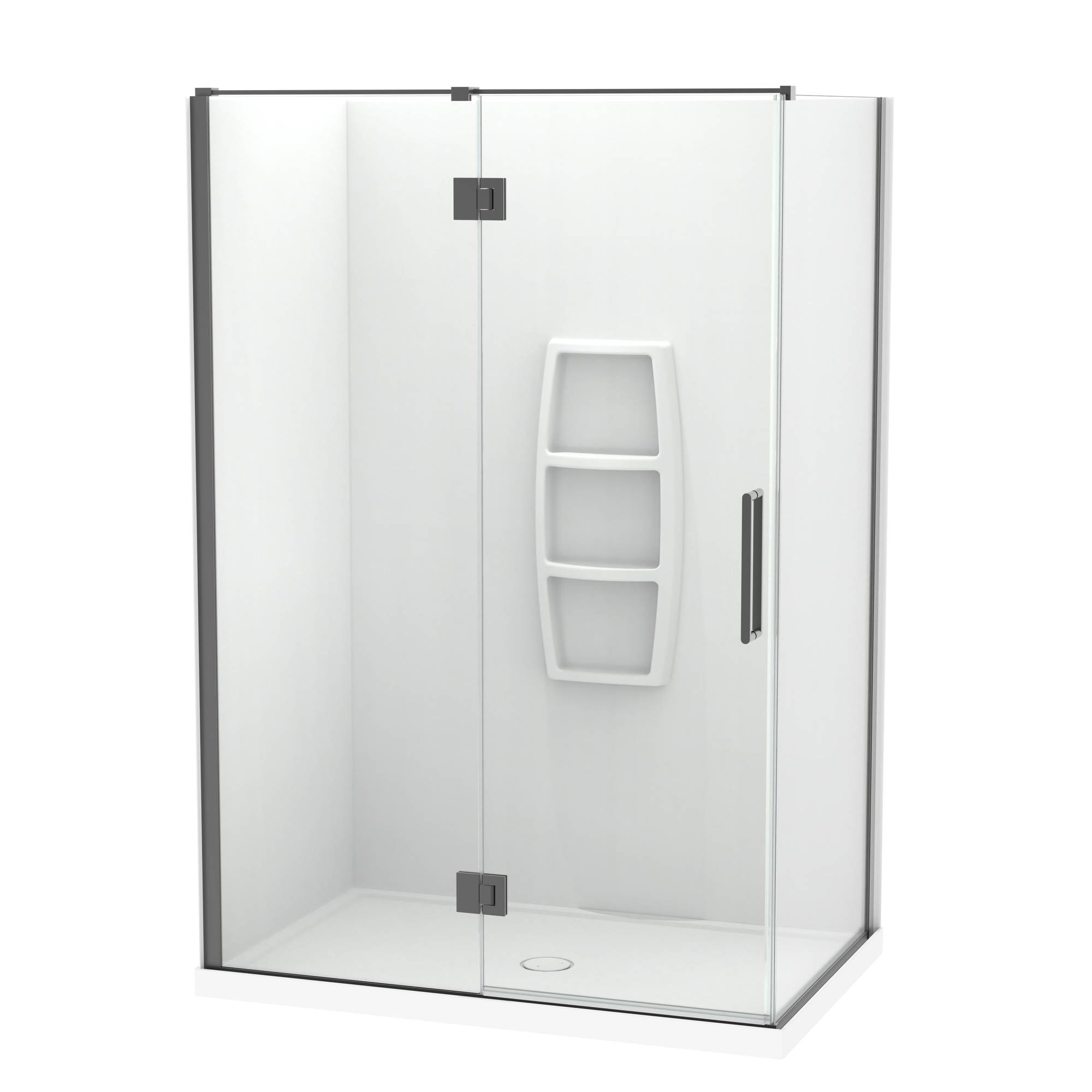 Raya Shower 1400x900mm Acrylic Wall | Clearlite - Coming mid July 2026