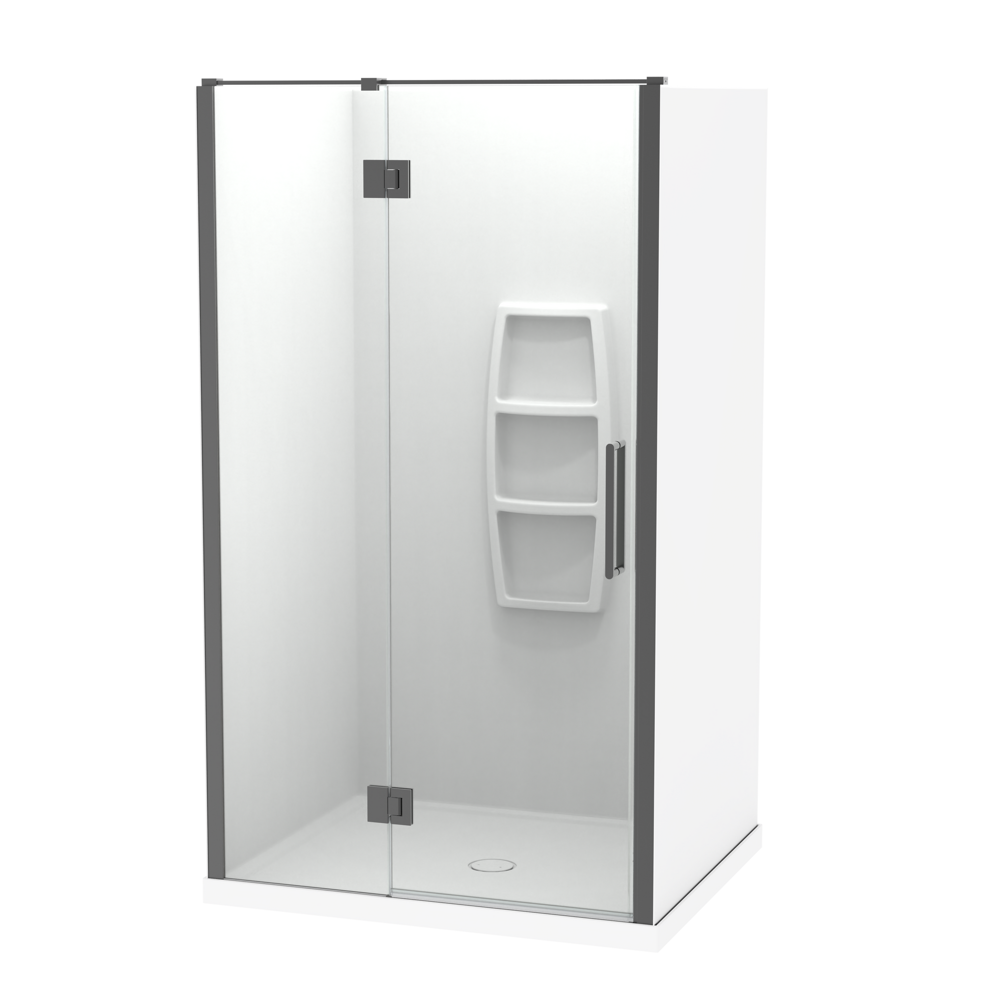 Raya Shower 1200x800mm Acrylic Wall | Clearlite - Coming mid July 2026