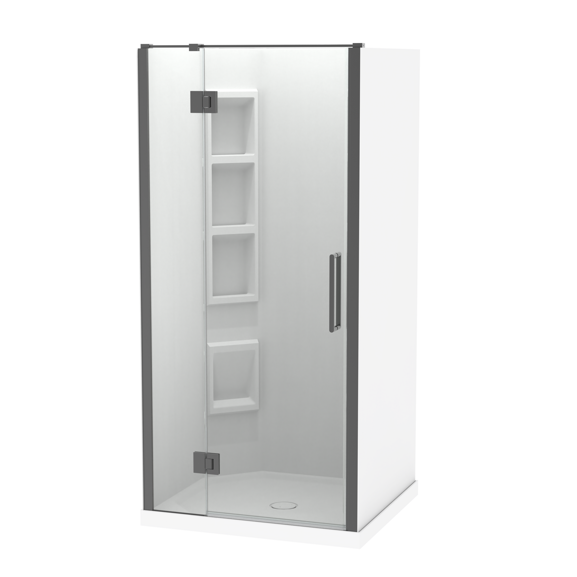 Raya Shower 1000x900mm Acrylic Wall | Clearlite - Coming mid July 2026