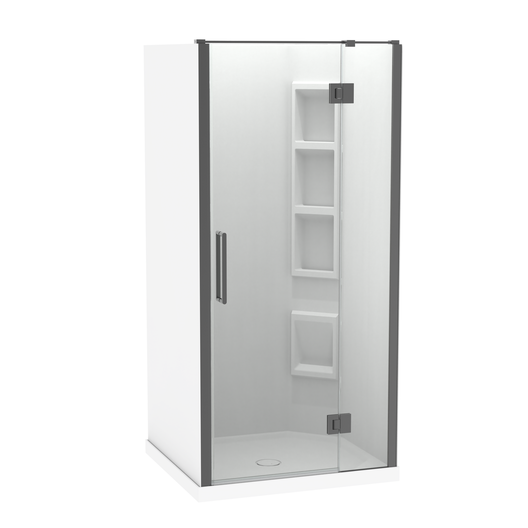 Raya Shower 1000x900mm Acrylic Wall | Clearlite - Coming mid July 2026