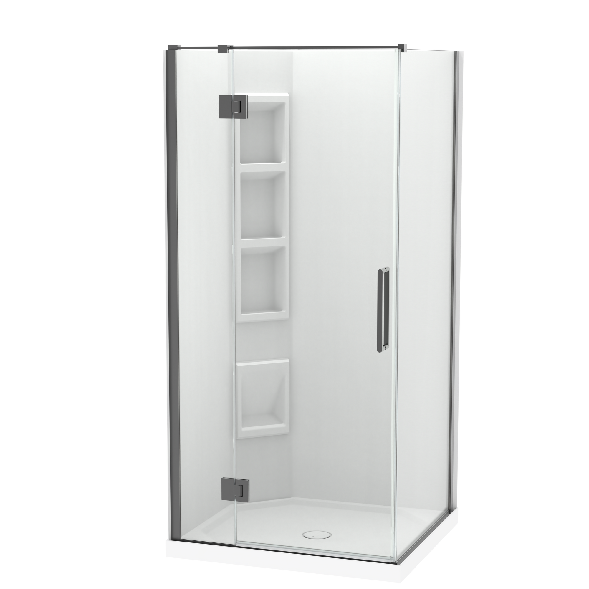 Raya Shower 1000x900mm Acrylic Wall | Clearlite - Coming mid July 2026