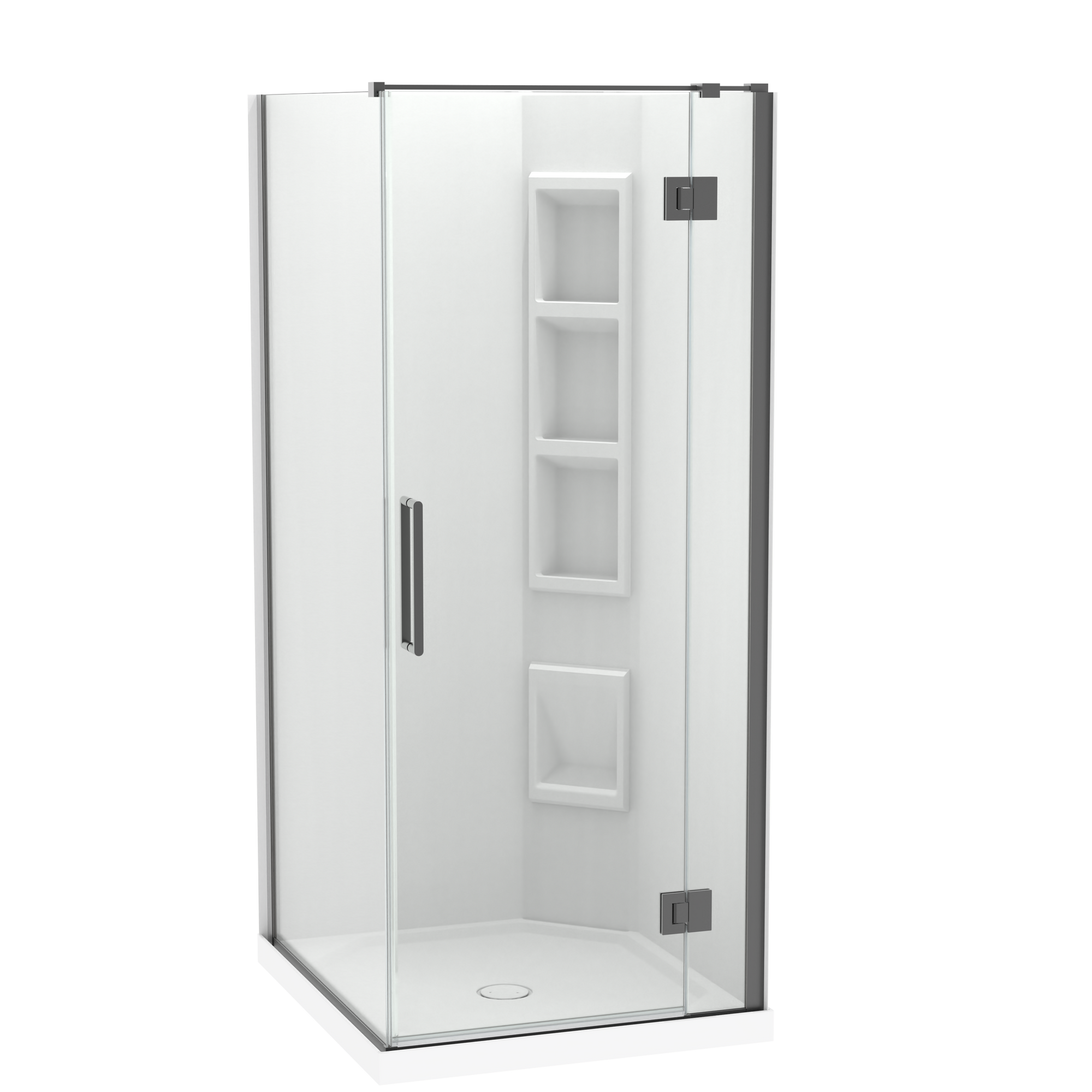 Raya Shower 1000x900mm Acrylic Wall | Clearlite - Coming mid July 2026