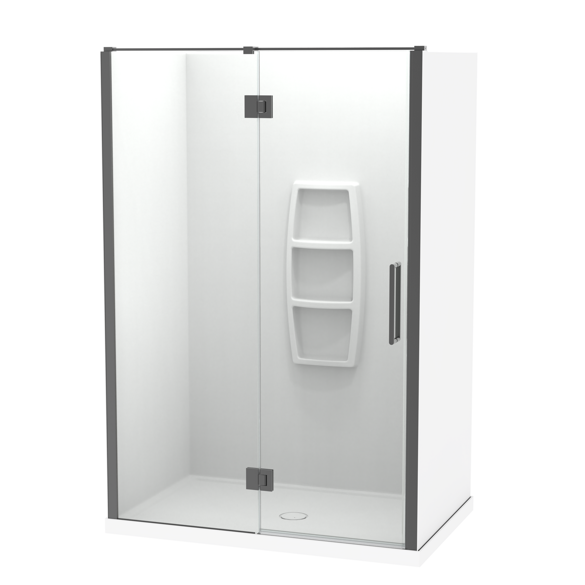 Raya Shower 1400x900mm Acrylic Wall | Clearlite - Coming mid July 2026