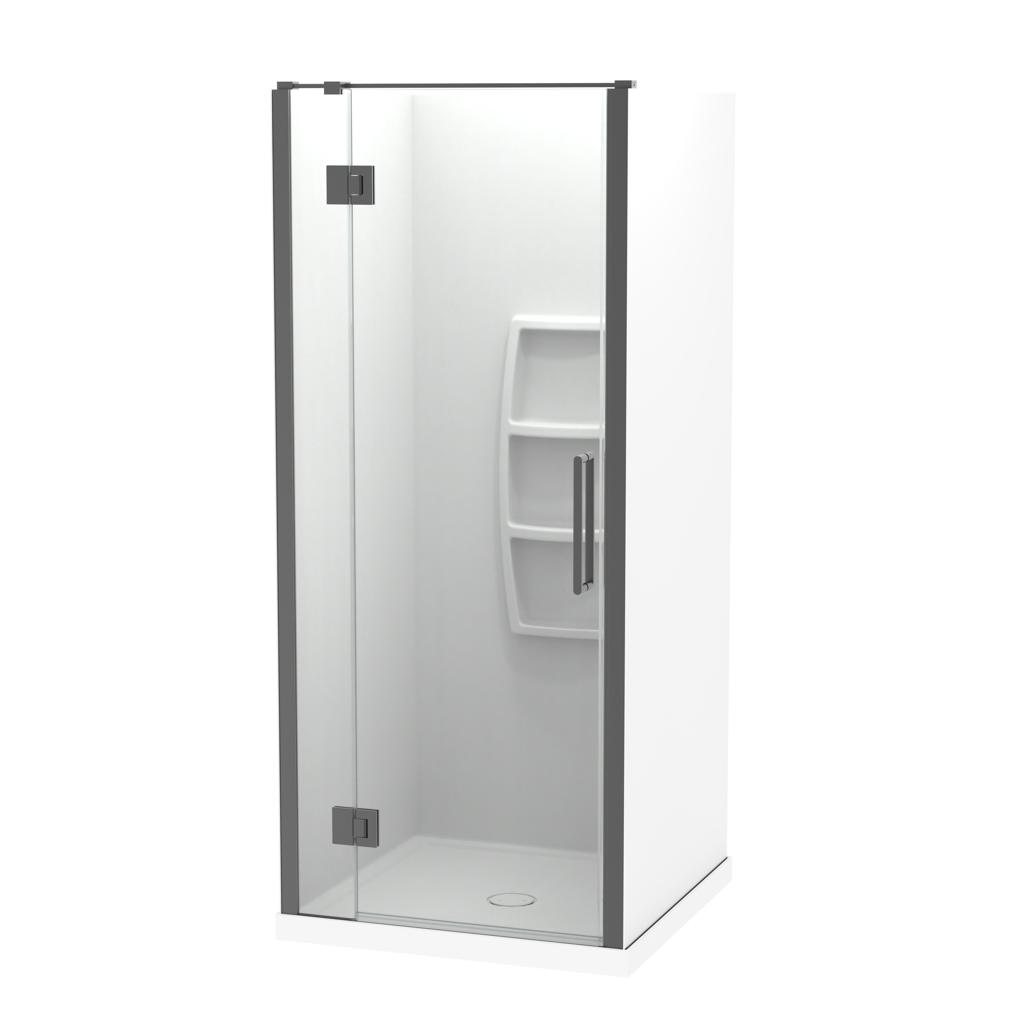 Raya Shower 900x900mm Acrylic Wall | Clearlite - Coming mid July 2026