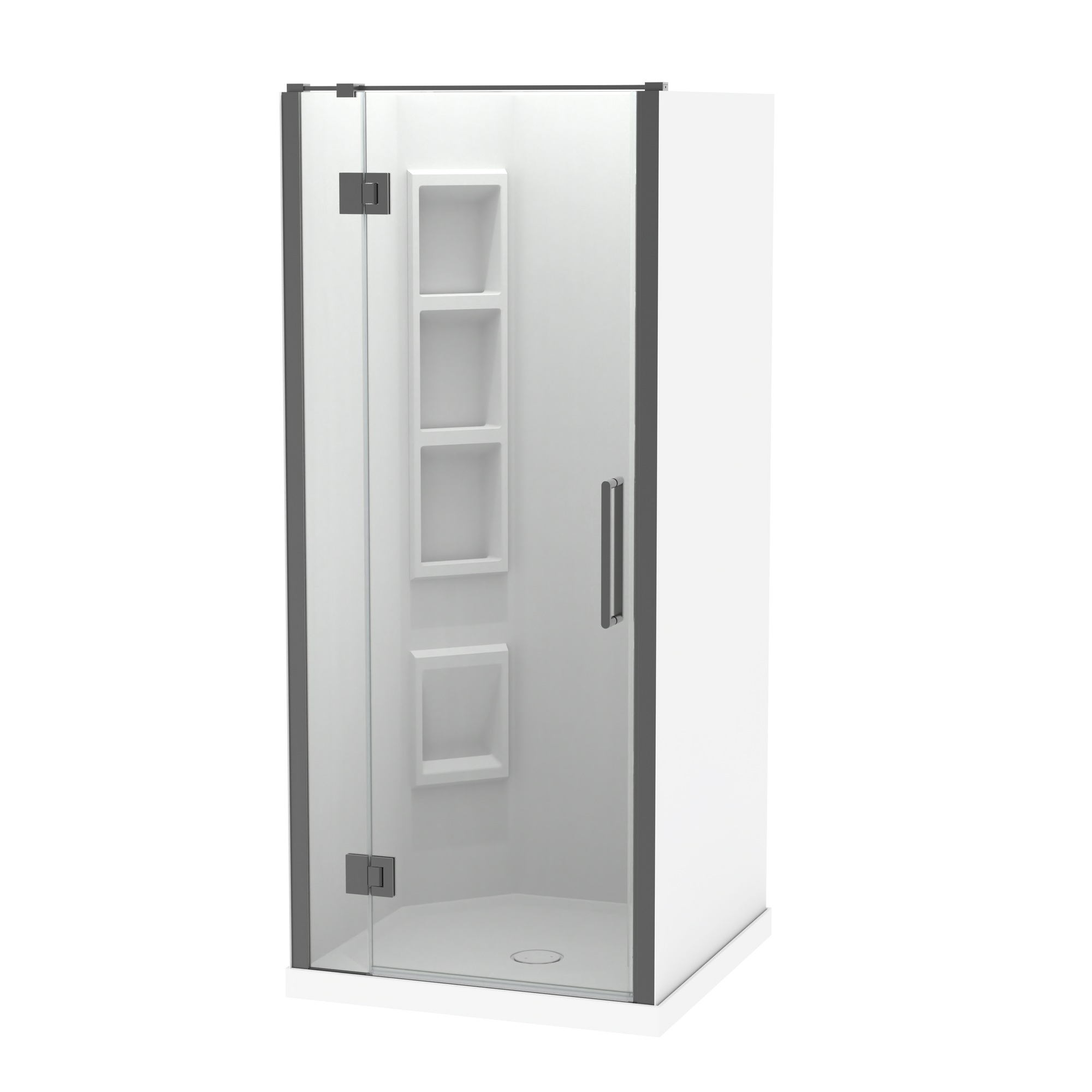 Raya Shower 900x900mm Acrylic Wall | Clearlite - Coming mid July 2026