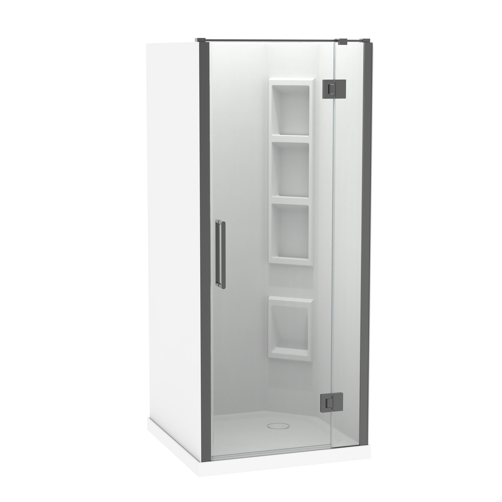 Raya Shower 900x900mm Acrylic Wall | Clearlite - Coming mid July 2026