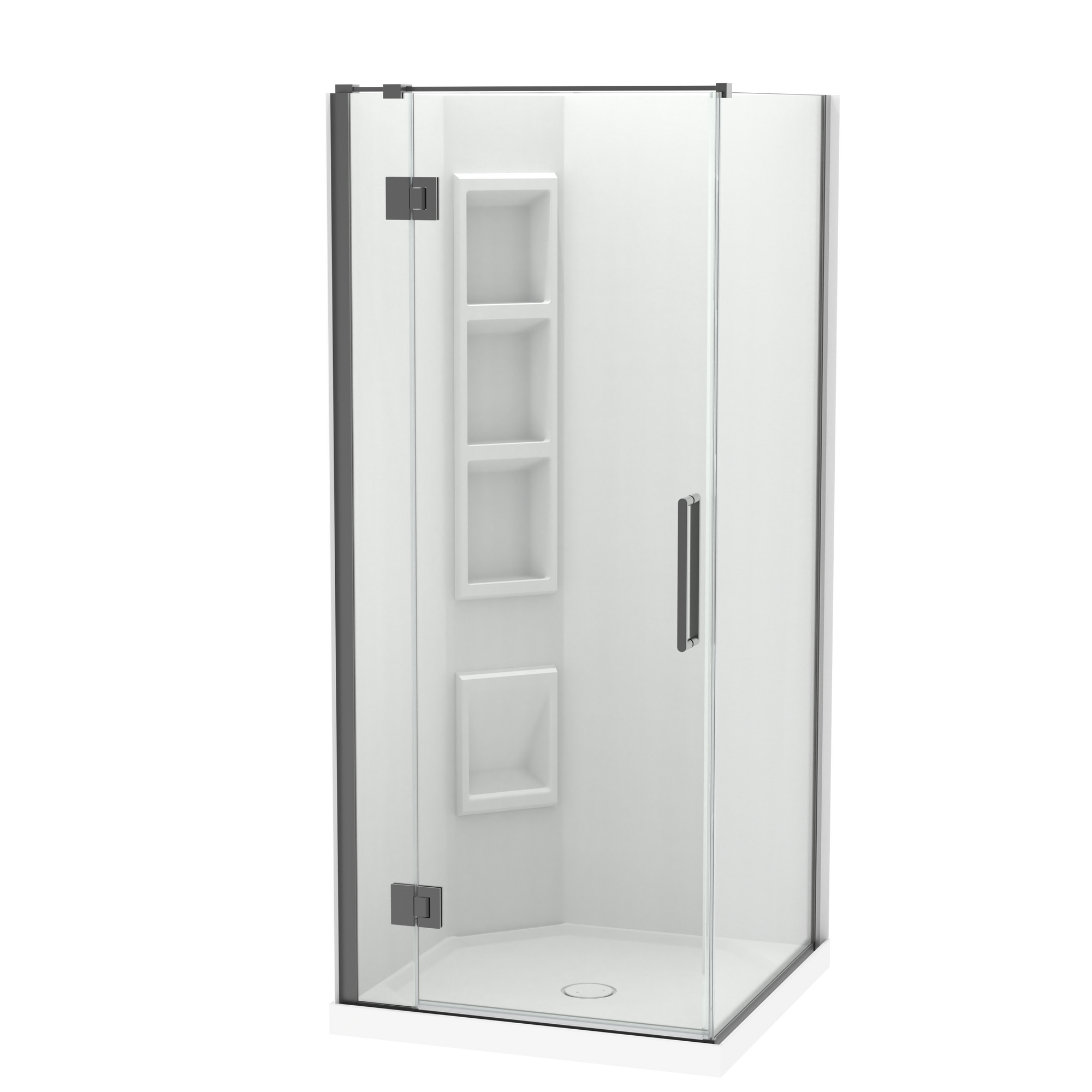 Raya Shower 900x900mm Acrylic Wall | Clearlite - Coming mid July 2026
