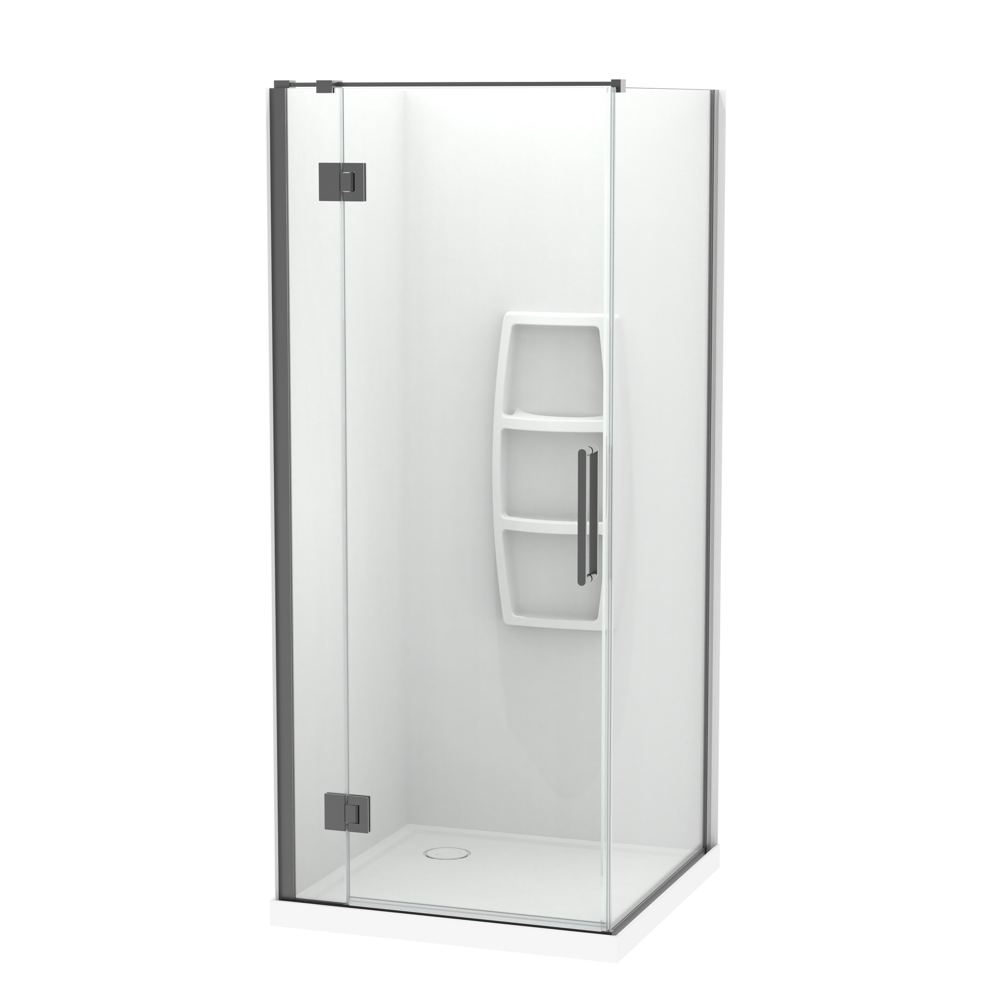 Raya Shower 900x900mm Acrylic Wall | Clearlite - Coming mid July 2026