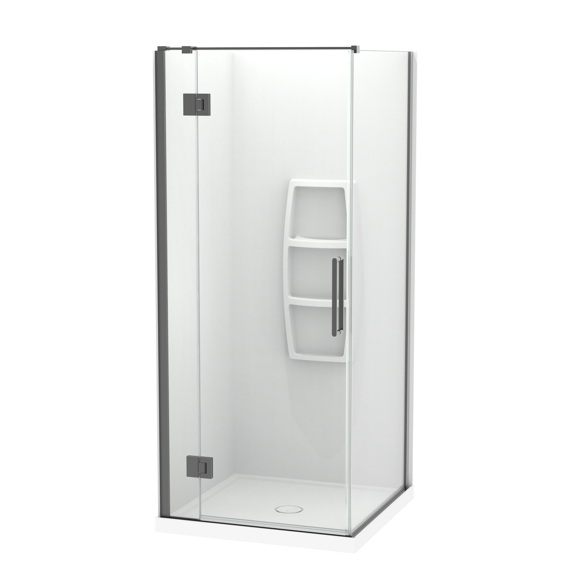 Raya Shower 900x900mm Acrylic Wall | Clearlite - Coming mid July 2026