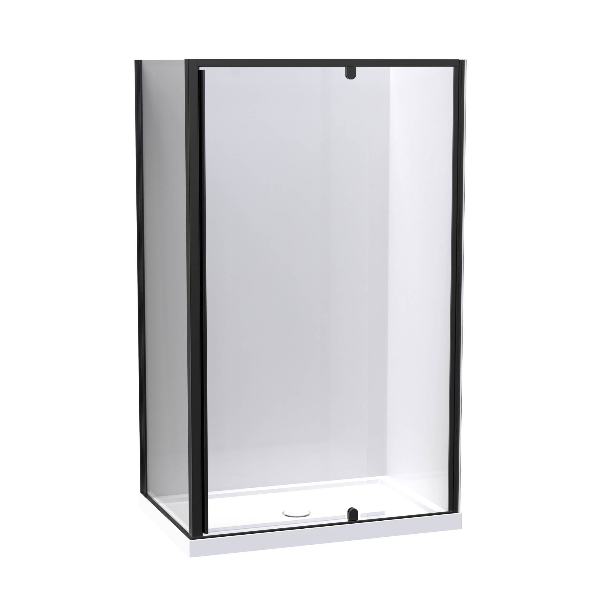 Sierra 800x1200 2 Sided Pivot Door Acrylic Wall Shower