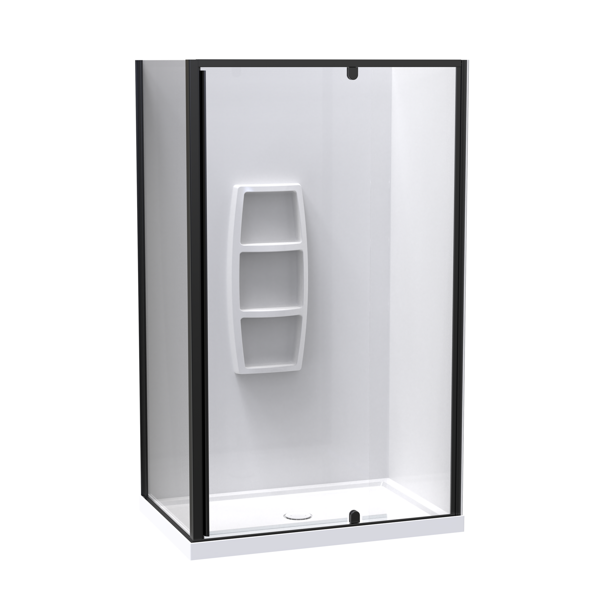 Sierra 800x1200 2 Sided Pivot Door Acrylic Wall Shower