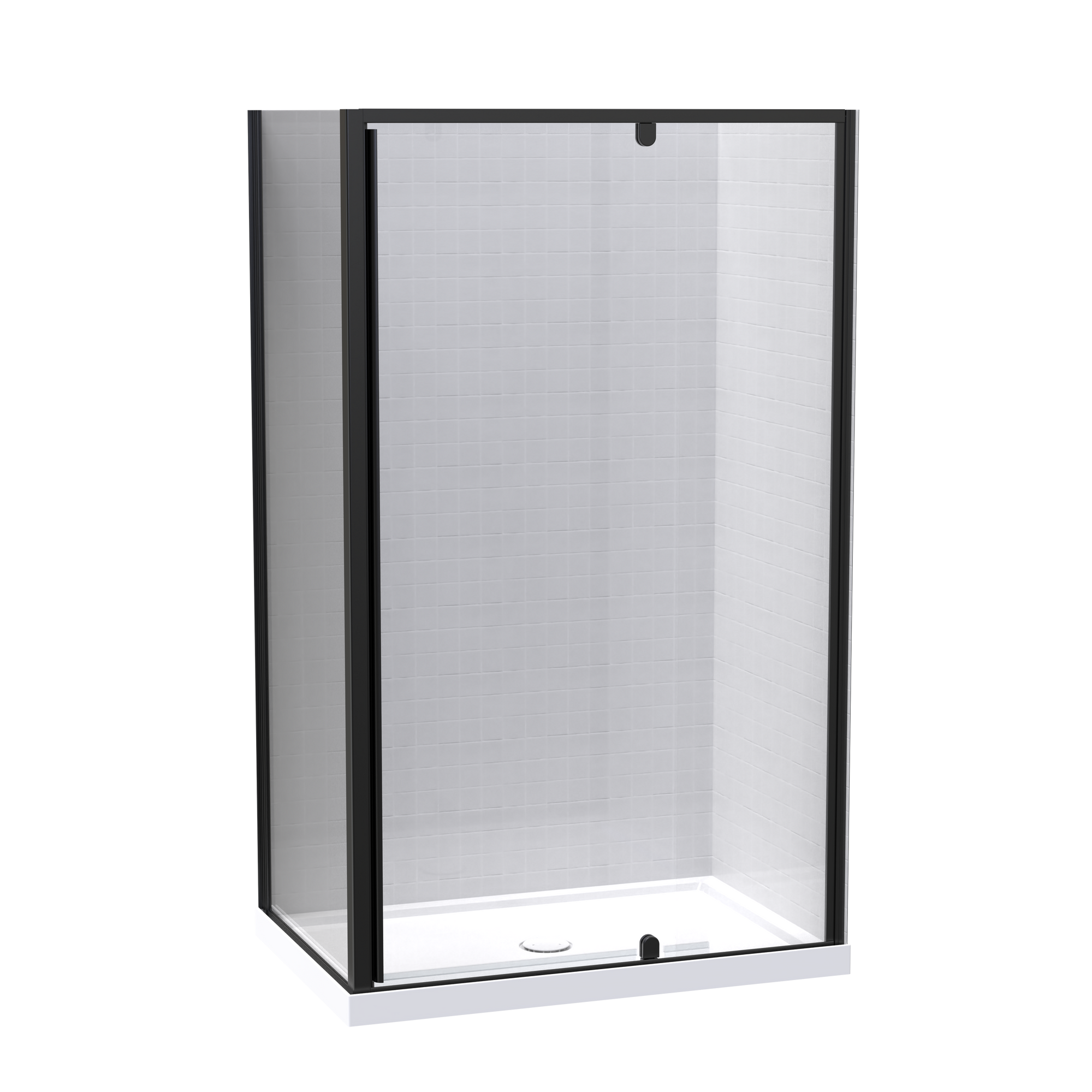 Sierra 800x1200 2 Sided Pivot Door Shower for Tiled Walls