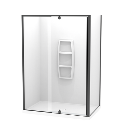 Sierra 1400x900 2 Sided Pivot Door Acrylic Wall Shower