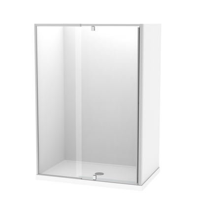 Sierra 1400x900 3 Sided Pivot Door Acrylic Wall Shower