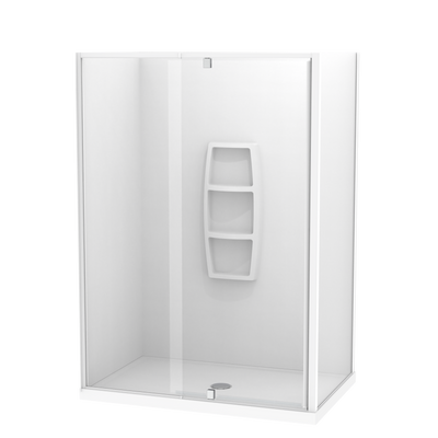 Sierra 1400x900 2 Sided Pivot Door Acrylic Wall Shower