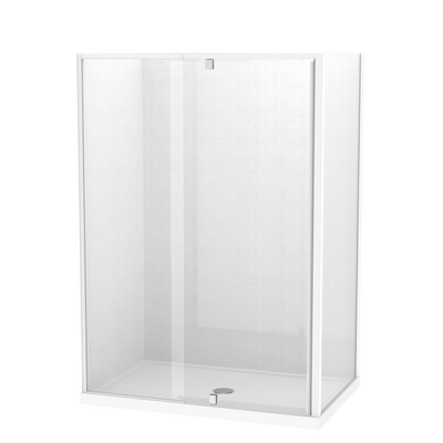Sierra 1400x900 2 Sided Pivot Door Shower for Tiled Walls