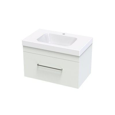 Bolero Single Drawer 750mm Wall Hung Vanity