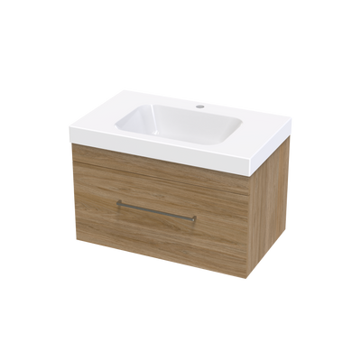 Bolero Single Drawer 750mm Wall Hung Vanity