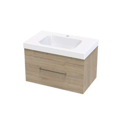 Bolero Single Drawer 750mm Wall Hung Vanity