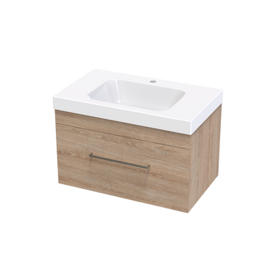 Bolero Single Drawer 750mm Wall Hung Vanity