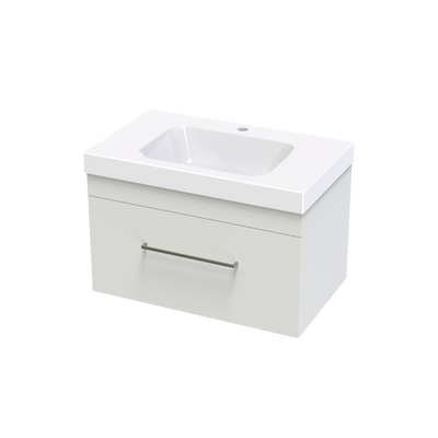 Bolero Single Drawer 750mm Wall Hung Vanity