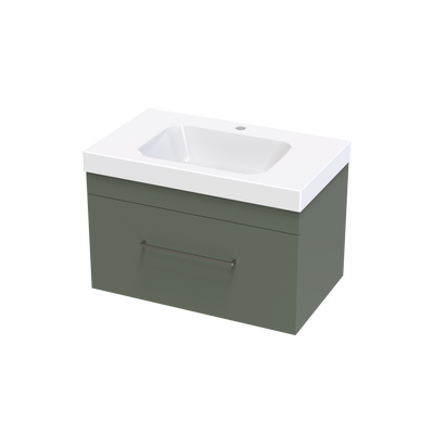 Cashmere Bolero 750 Single Drawer Wall Vanity