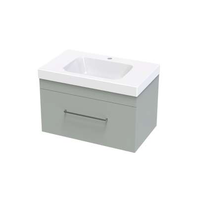 Cashmere Bolero 750 Single Drawer Wall Vanity