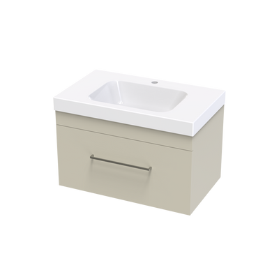 Bolero Single Drawer 750mm Wall Hung Vanity