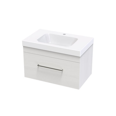 Cashmere Bolero 750 Single Drawer Wall Vanity