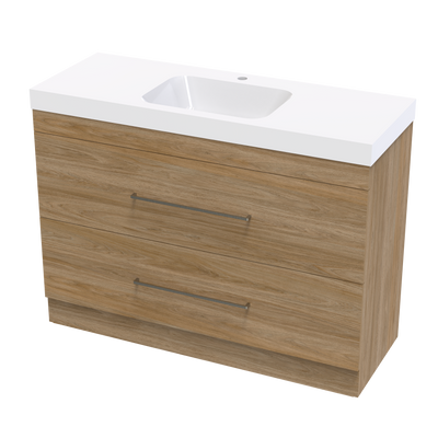 Bolero Double Drawer 1200mm Floor Vanity