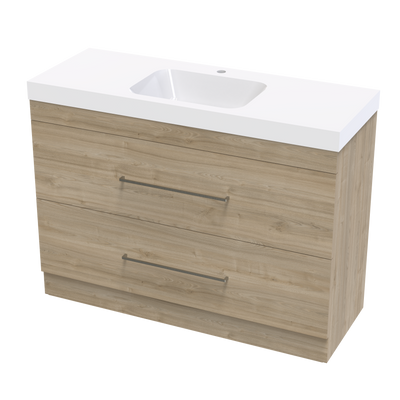 Bolero Double Drawer 1200mm Floor Vanity