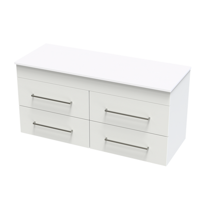 Cashmere Pro 1200 4 Drawer Wall Vanity