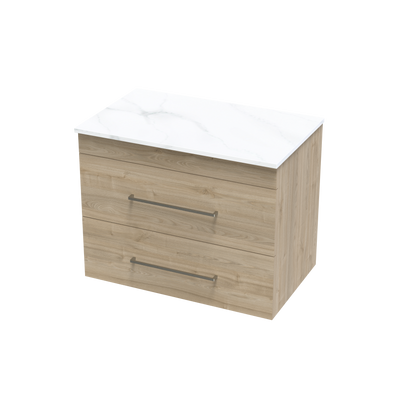 Cashmere Pro Arctic 750 Double Drawer Wall Vanity