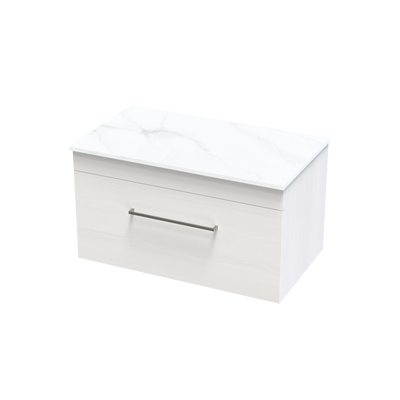 Cashmere Pro Arctic 800 Single Drawer Wall Vanity