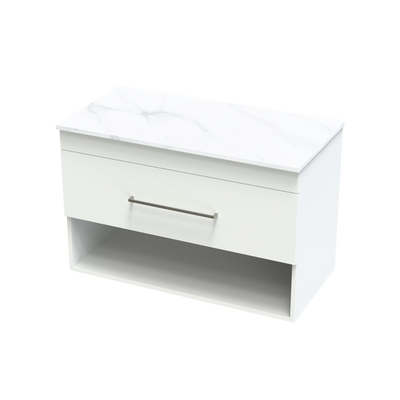 Cashmere Pro Arctic 900 Drawer Open Wall Vanity