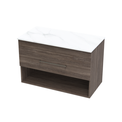 Cashmere Pro Arctic 900 Drawer Open Wall Vanity