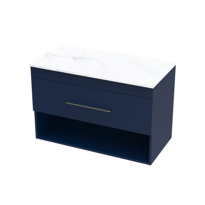 Cashmere Pro Arctic 900 Drawer Open Wall Vanity