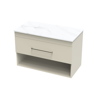 Cashmere Pro Arctic 900 Drawer Open Wall Vanity