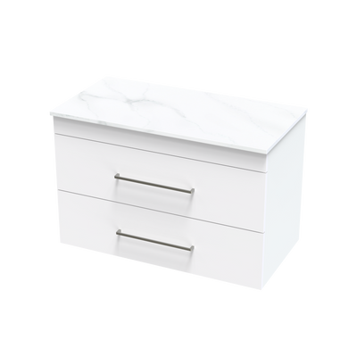 Cashmere Pro Arctic 900 Double Drawer Wall Vanity